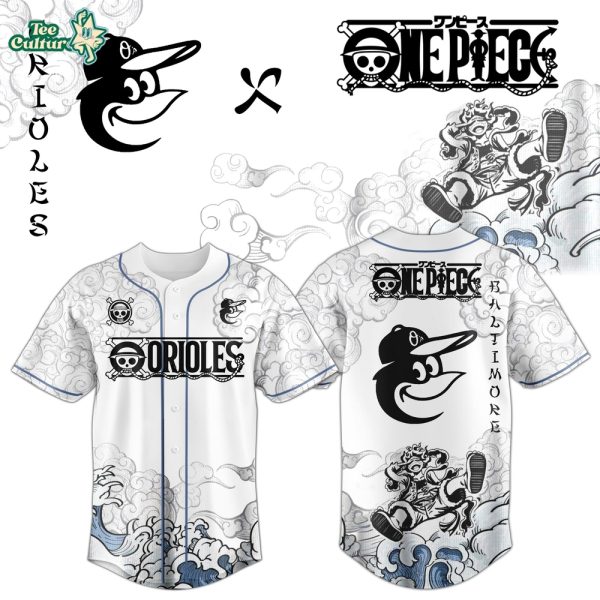 Baltimore Orioles x One Piece Jersey 2026 Luffy Gear 5