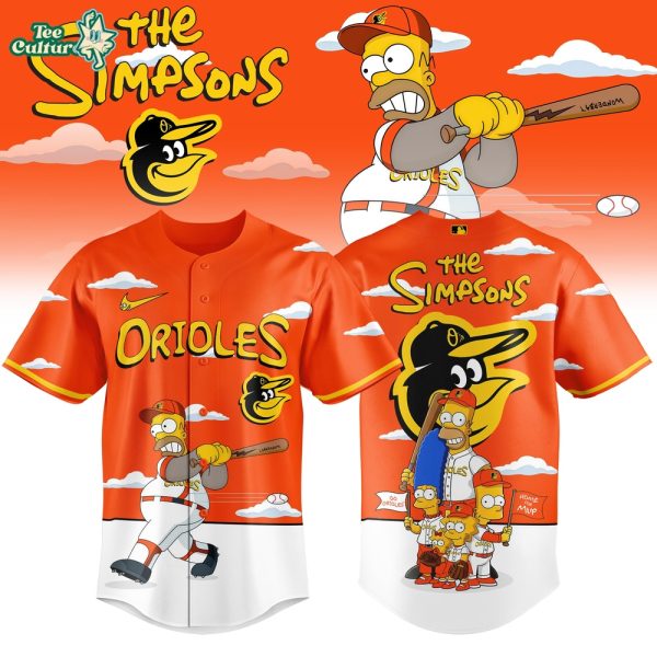 Baltimore Orioles x The Simpsons 2026 Limited Edition Baseball Jersey