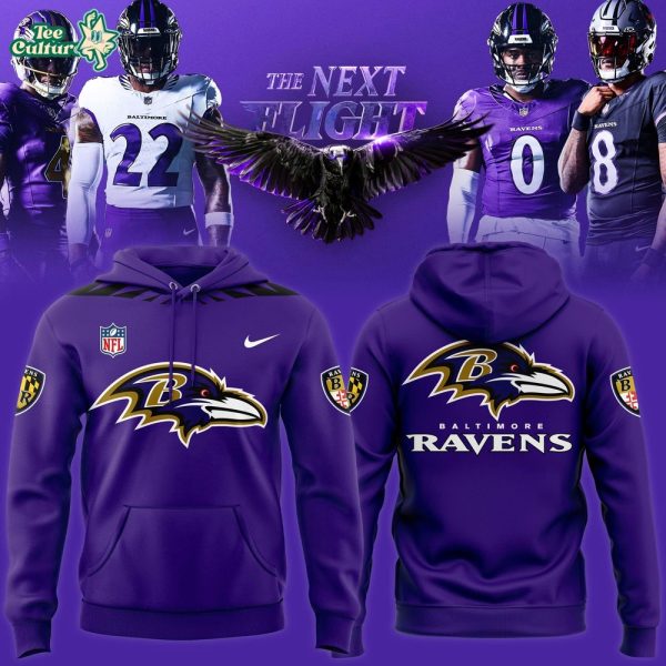 Baltimore Ravens "The Next Flight” 2026 Special Edition Hoodie-Purple