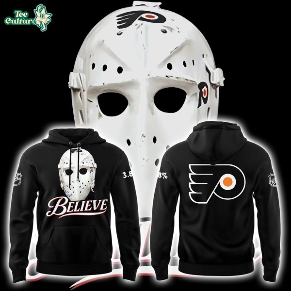Believe Mask Philadelphia Flyers Limited Edition 3D Hoodie