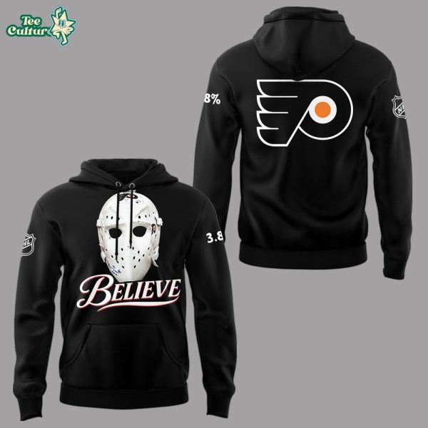 Believe Mask Philadelphia Flyers Limited Edition 3D Hoodie by Teesculture.com
