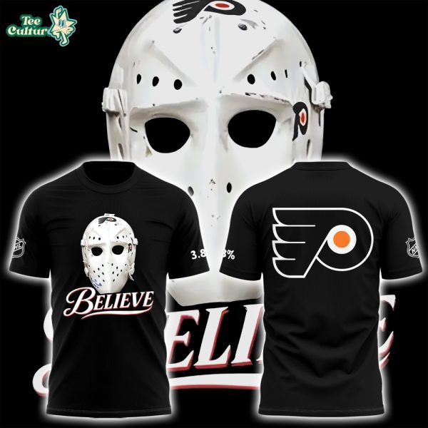Believe Mask Philadelphia Flyers Limited Edition 3D Shirt