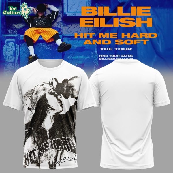 Billie Eilish Hit Me Hard and Soft: The Tour White TShirt