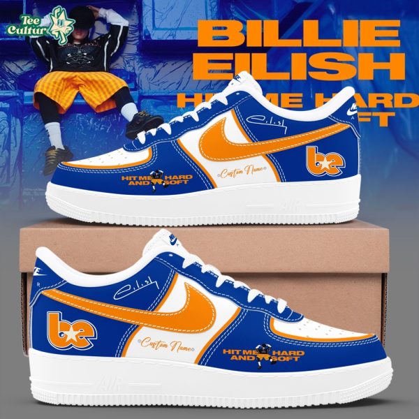 Billie Eilish Hit Me Hard and Soft Tour Custom Name Shoes AF1 V2