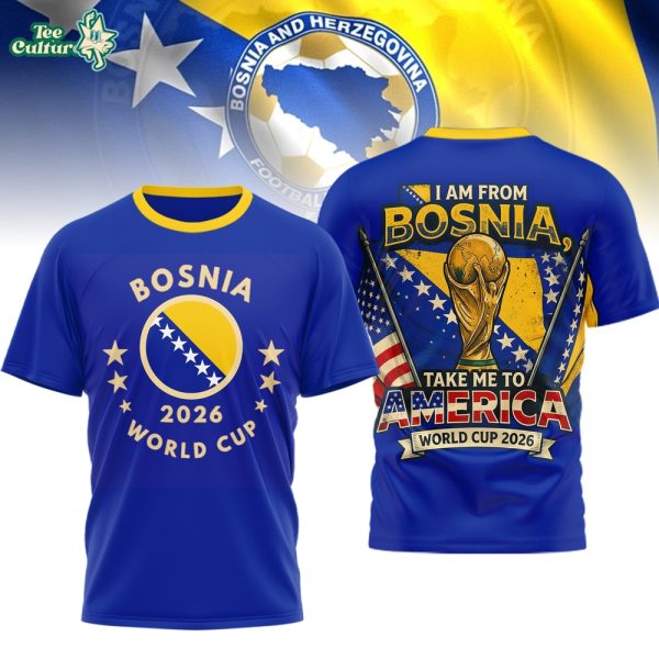 Bosnia and Herzegovina Premium World Cup 2026 3D T-Shirt