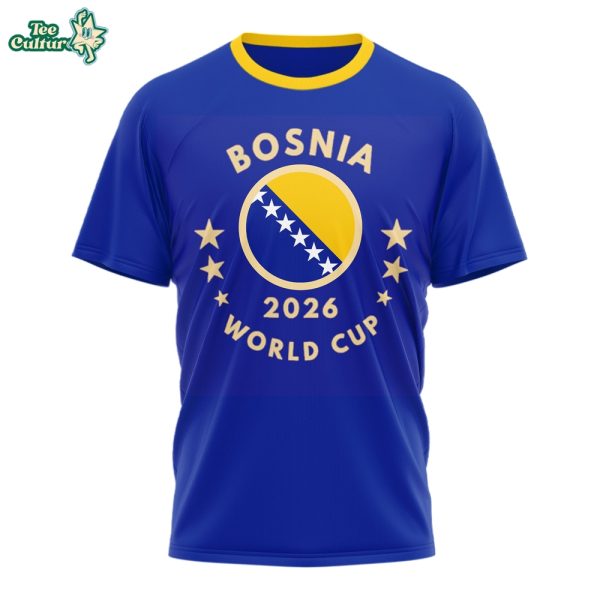 Bosnia and Herzegovina Premium World Cup 2026 3D TShirt by Teesculture.com