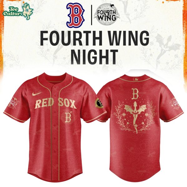 Boston Red Sox Fourth Wing Night Special Edition Baseball Jersey | Cap | Jogger
