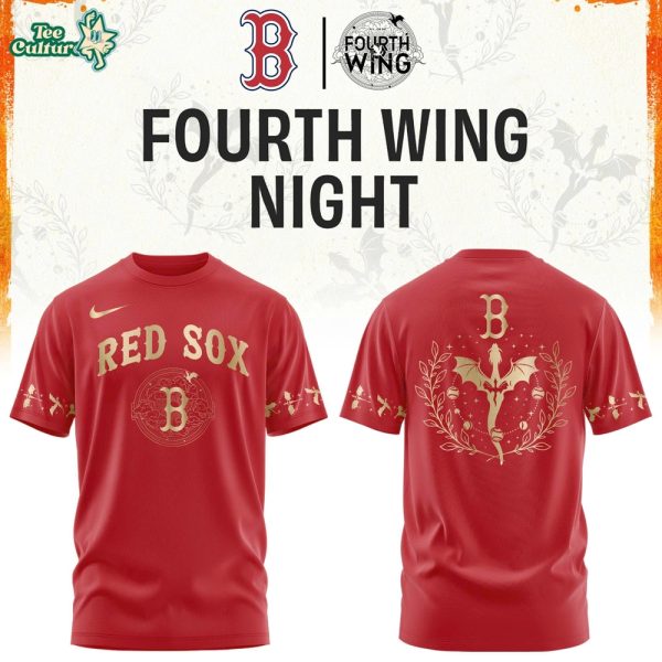 Boston Red Sox Fourth Wing Night Special Edition T-Shirt | Cap | Jogger