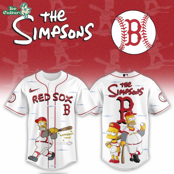 Boston Red Sox The Simpsons 2026 Limited Edition Jersey Jogger Cap Set