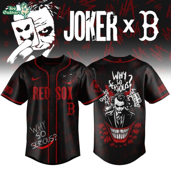 Boston Red Sox x The Joker 2026 Comic Style Limited Jersey