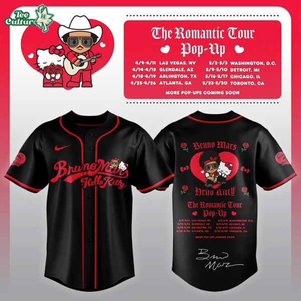 Bruno Mars x Hello Kitty The Romantic Tour Jersey
