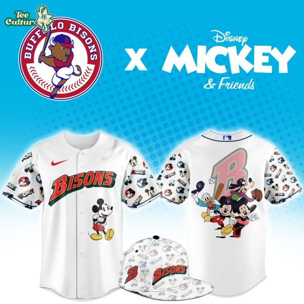Buffalo Bisons x Mickey Mouse Night Limited Jersey