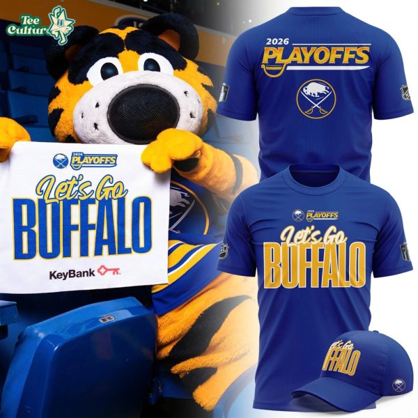 Buffalo Sabres 2026 Playoffs Lets Go Buffalo Tshirt V2 by Teesculture.com