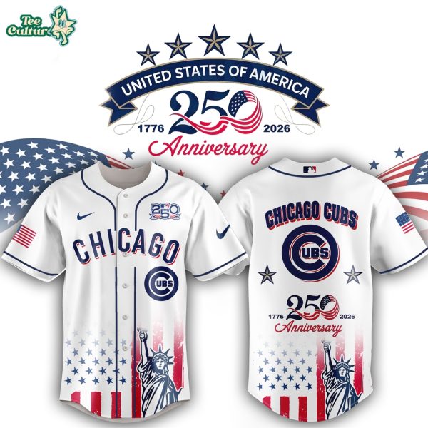 Chicago Cubs 250th Anniversary United States Semiquincentennial Fan Jersey