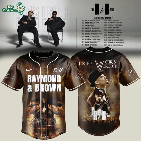 Chris Brown and Usher - The R&B Tour 2026 Edition Jersey Ver5