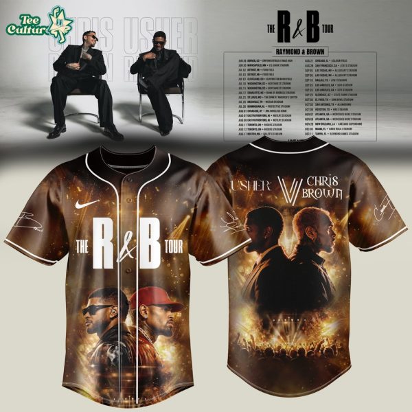 Chris Brown and Usher - The R&B Tour 2026 Edition Jersey Ver6