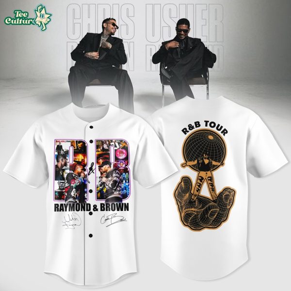 Chris Brown and Usher - The R&B Tour Edition Jersey Ver2
