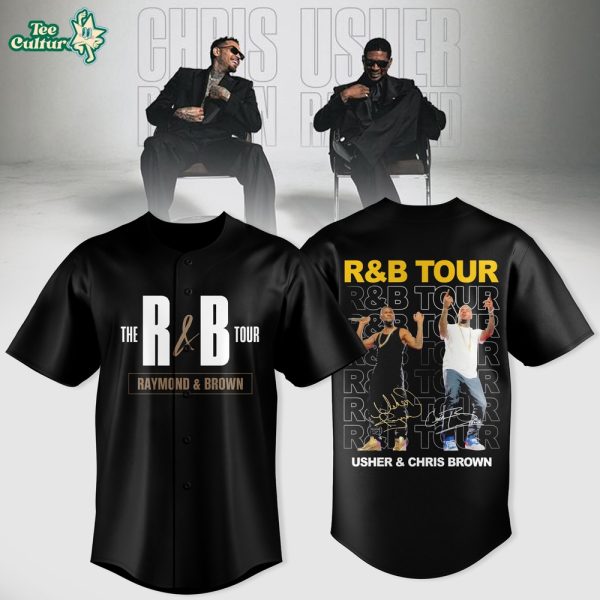 Chris Brown and Usher - The R&B Tour Edition Jersey Ver4