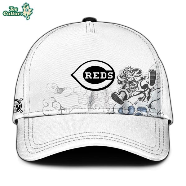 Cincinnati Reds x One Piece Jersey 2026 Luffy Gear 5 by Teesculture.com