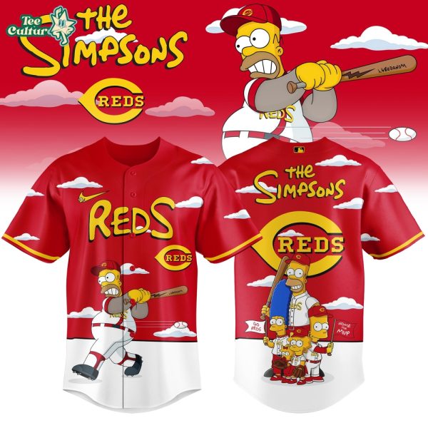 Cincinnati Reds x The Simpsons 2026 Limited Edition Baseball Jersey
