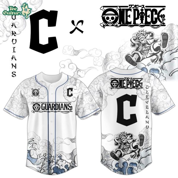 Cleveland Guardians x One Piece Jersey 2026 Luffy Gear 5