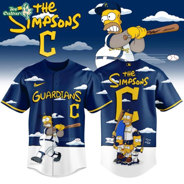 Cleveland Guardians x The Simpsons 2026 Limited Edition Baseball Jersey