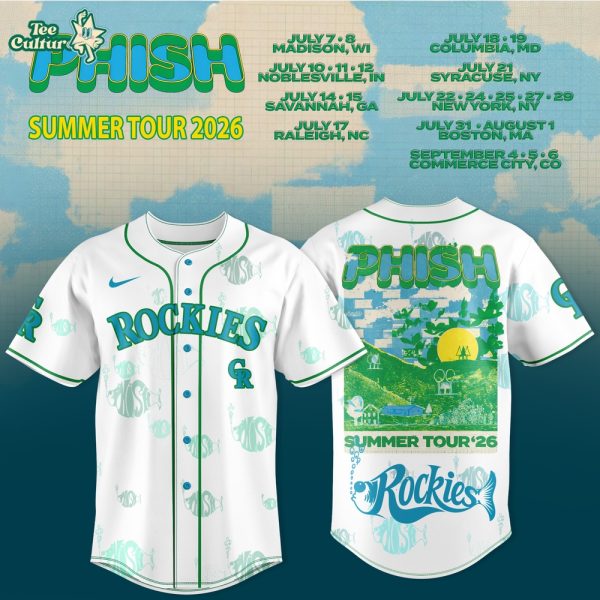 Colorado Rockies MLB x Phish Summer Tour 2026 Limited Jersey