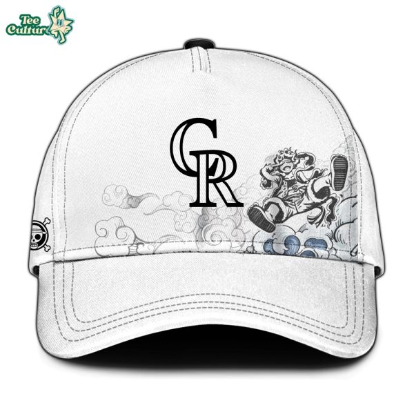 Colorado Rockies x One Piece Jersey 2026 Luffy Gear 5 by Teesculture.com