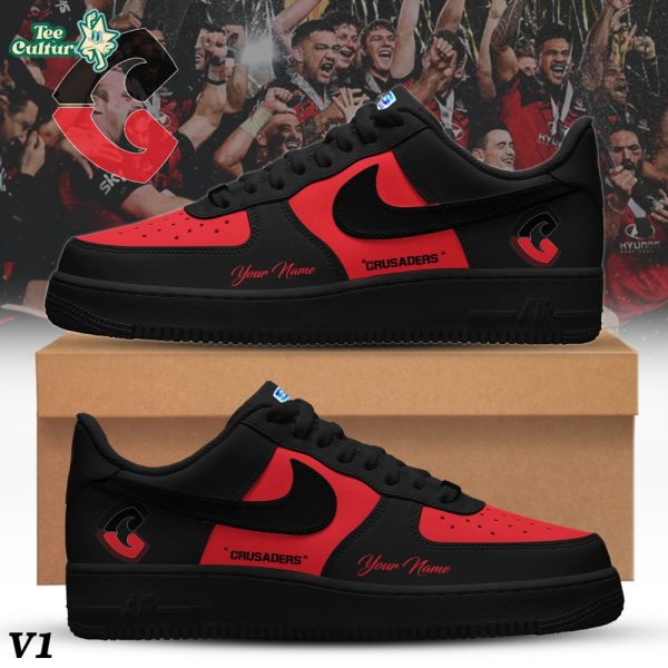 Crusaders Custom Low Top Sneakers Rugby Supporter Shoes
