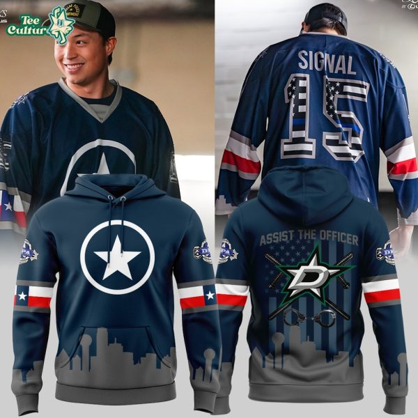 Dallas Stars Robo Assist The Officer Fan Hoodie