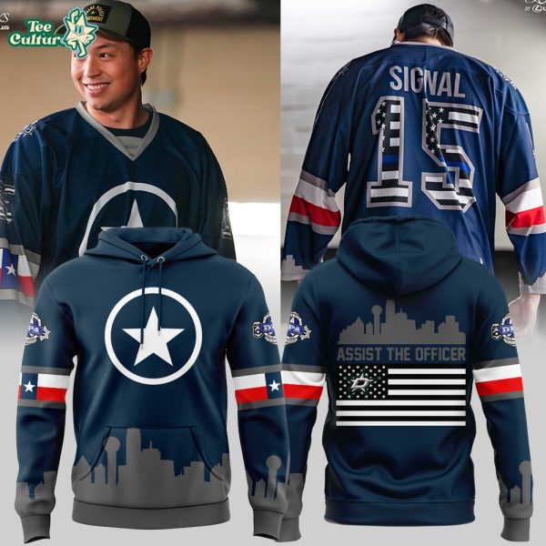 Dallas Stars Robo Assist The Officer Fan Hoodie Version 2