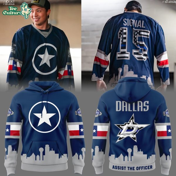 Dallas Stars Robo Assist The Officer Fan Hoodie Version 3