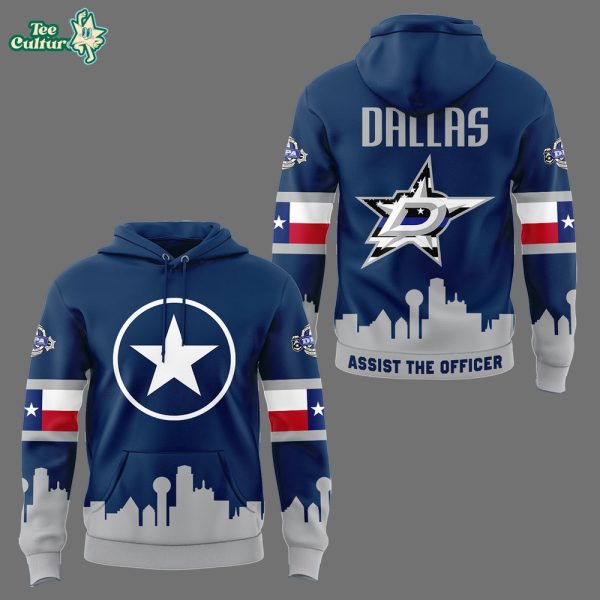 Dallas Stars Robo Assist The Officer Fan Hoodie Version 3 by Teesculture.com