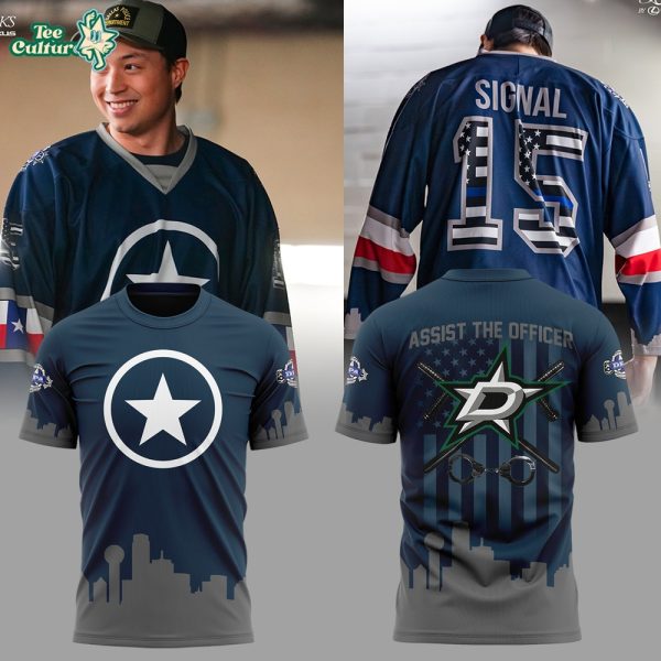 Dallas Stars Robo Assist The Officer Graphic Shirt