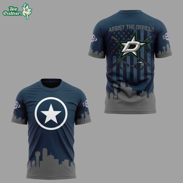 Dallas Stars Robo Assist The Officer Graphic Shirt by Teesculture.com