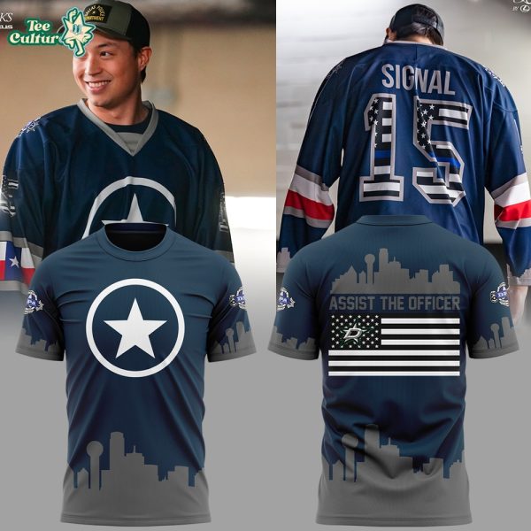 Dallas Stars Robo Assist The Officer Graphic Shirt Version 2