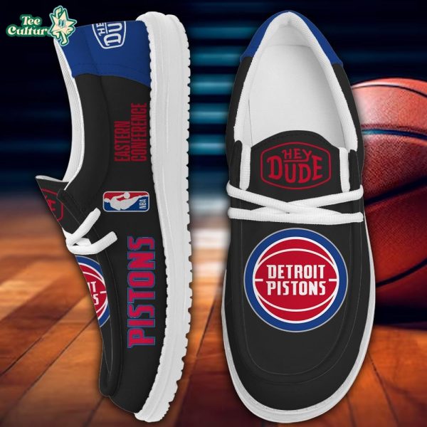 Detroit Pistons NBA Eastern Conference Hey Dude Shoes