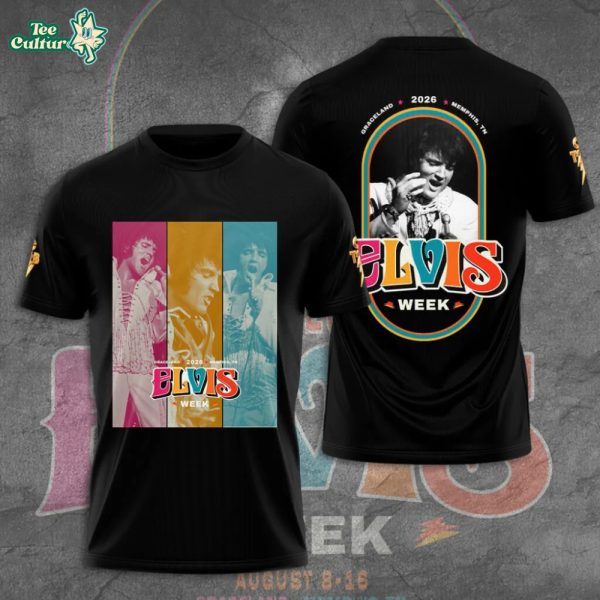 Elvis Presley Week 2026 Graceland celebration  3D Tshirt