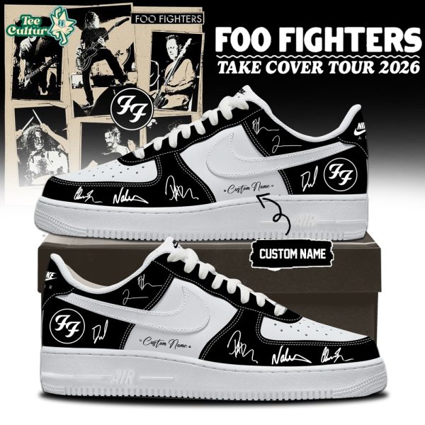 Foo Fighters ”Take Cover Tour 2026” Limited Edition Signature - AF1 Shoes 2