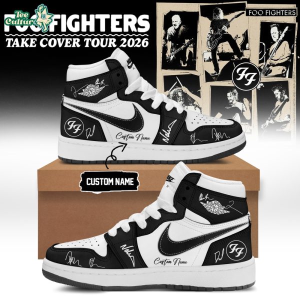 Foo Fighters ”Take Cover Tour 2026” Limited Edition Signature - AJ1 Shoes 2