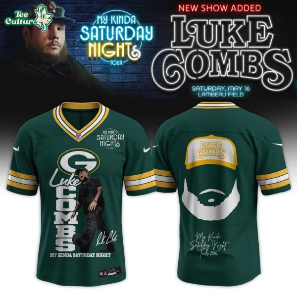 Green Bay Packers x Luke Combs My Kinda Saturday Night Tour 2026 Limited Edition Jersey