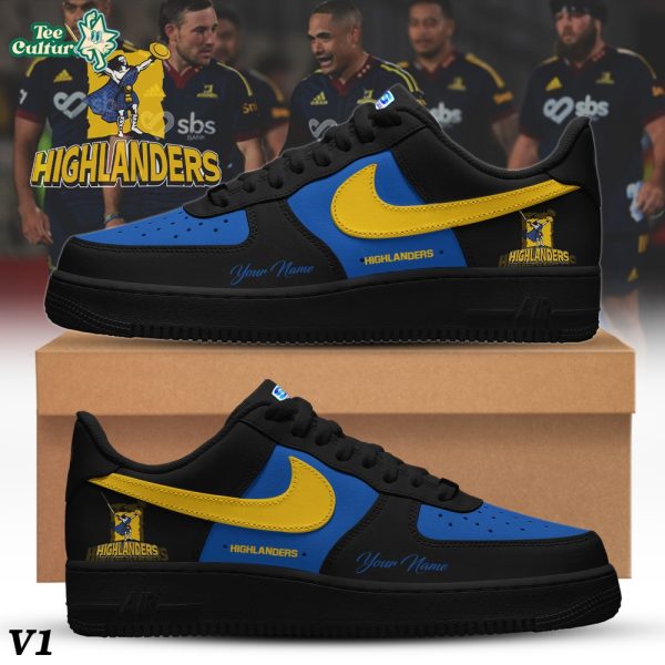 Highlanders Custom Low Top Sneakers Rugby Fan Gift