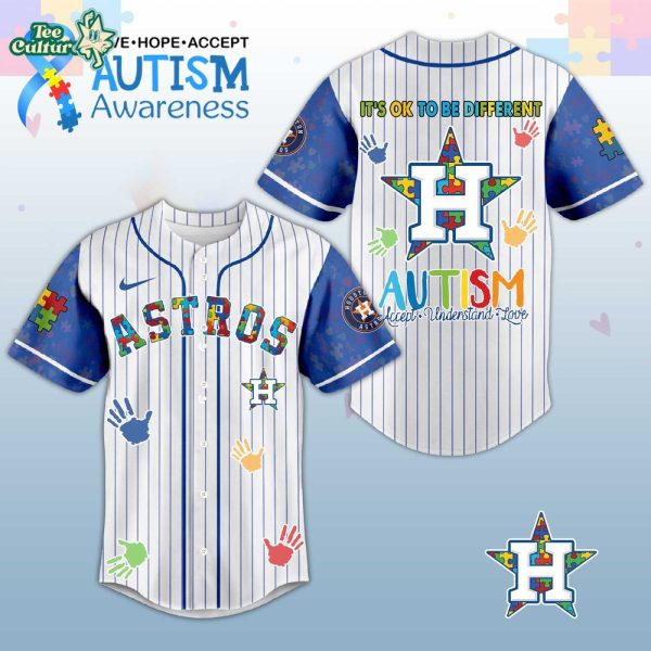 Houston Astros Autism Awareness 2026 Special Edition Baseball Jersey