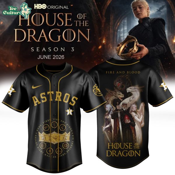 Houston Astros x House of the Dragon Season 3 2026 Collector Jersey