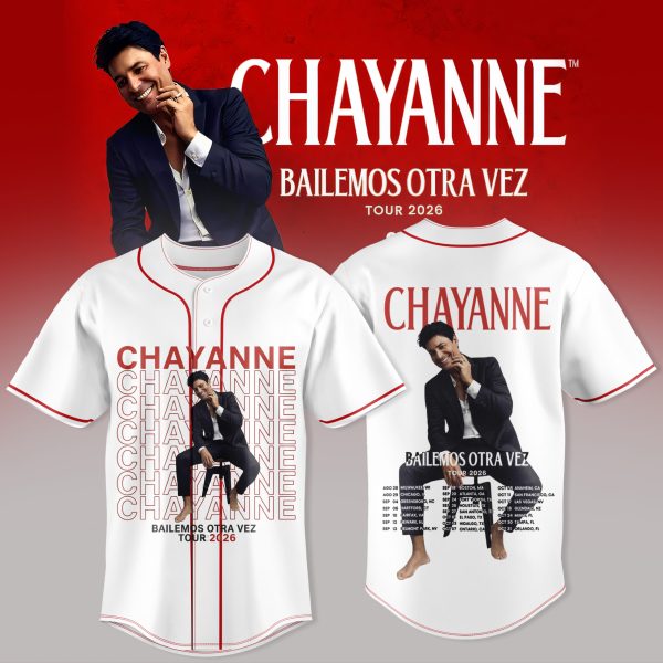Chayanne Bailemos Otra Vez Tour 2026 White Jersey