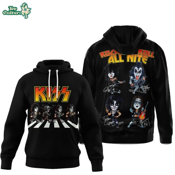 KISS Rock And Roll All Nite The beatles Limited Edition 3D Hoodie