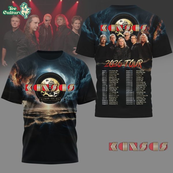 Kansas 2026 Tour 3D Shirt Limited Edition