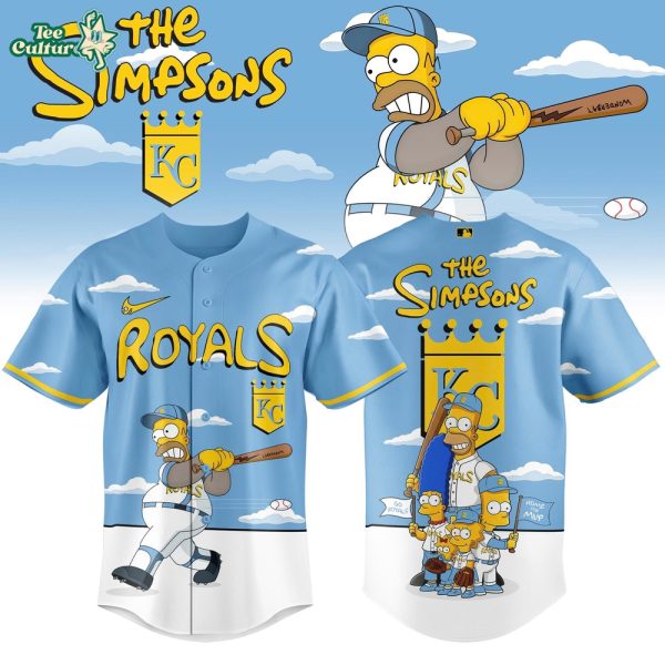 Kansas City Royals x The Simpsons 2026 Limited Edition Baseball Jersey