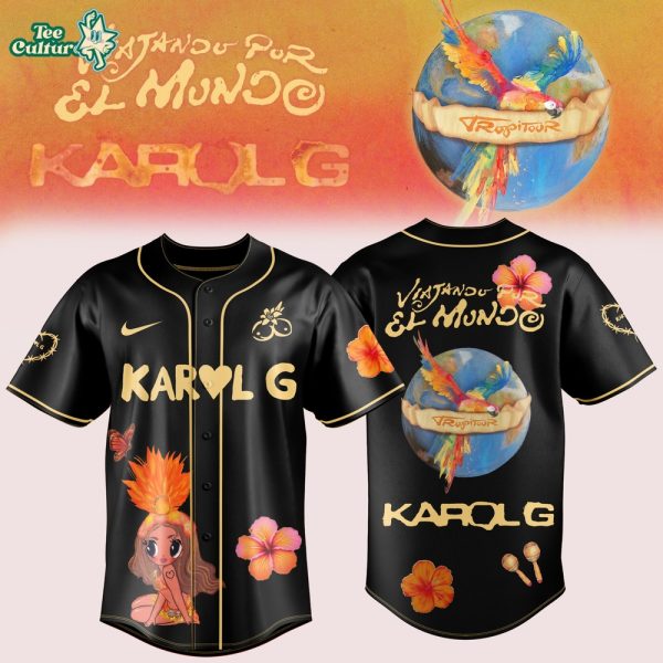 Karol G Viajando Por El Mundo Tropitour 2026 Edition Jersey