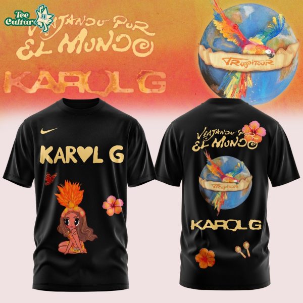 Karol-G-Viajando-Por-El-Mundo-Tropitour-Bloom-Gold-2026-Edition-T-Shirt-2.jpg